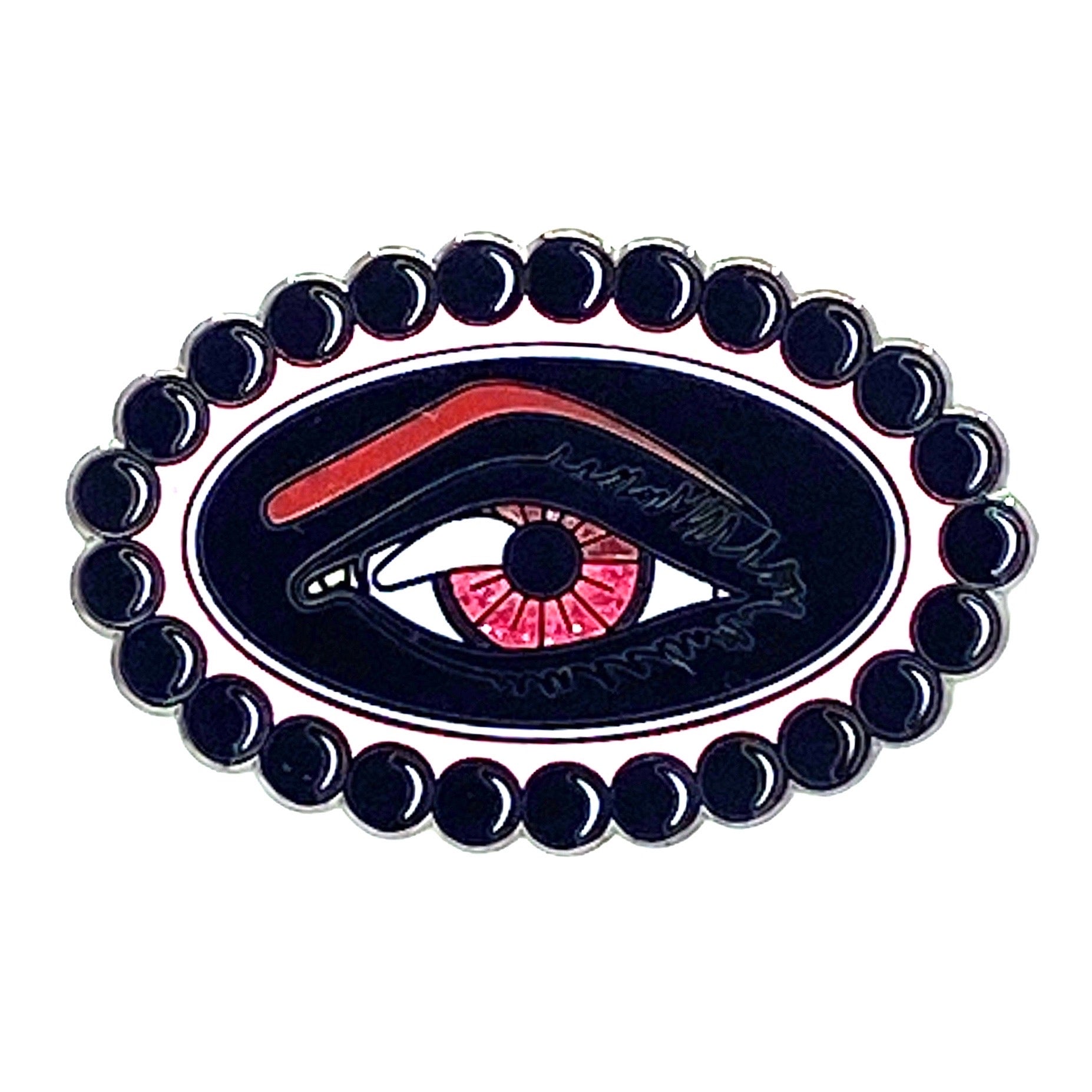 Eye See Enamel Badge