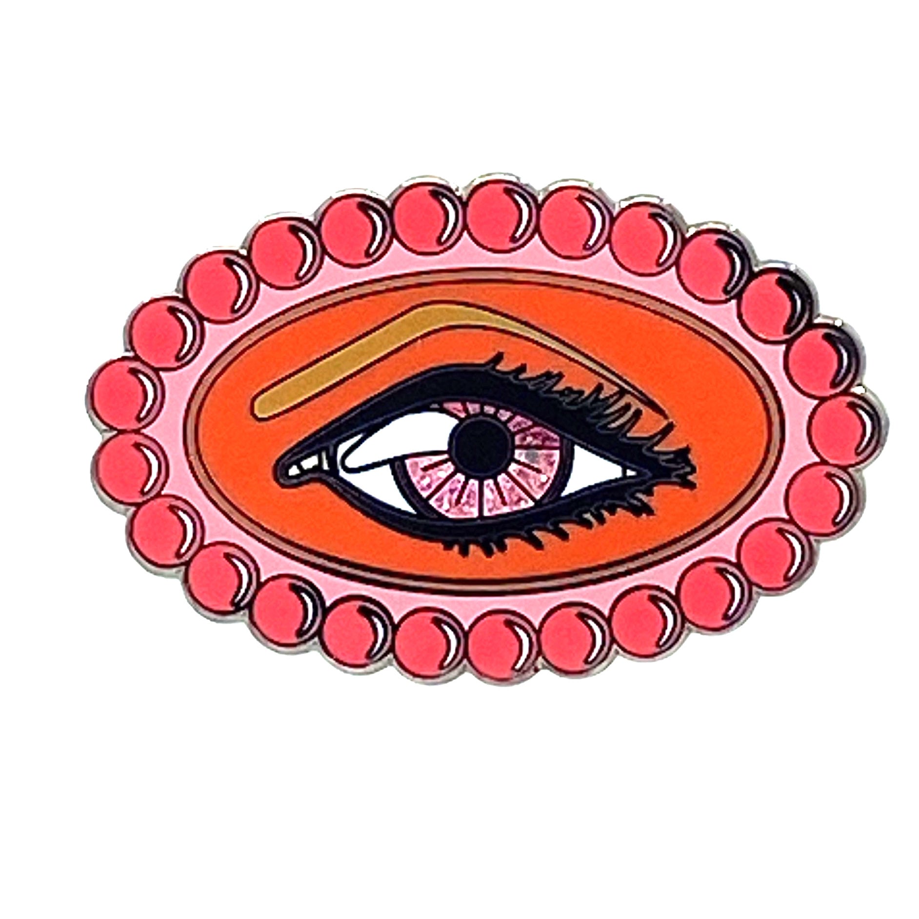 Eye See Enamel Badge