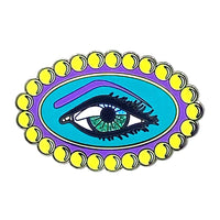 Eye See Enamel Badge