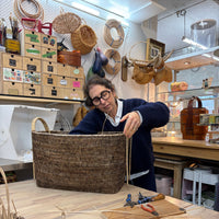 guest working inside the basket