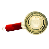 Coral and Silver Coffee Scoop