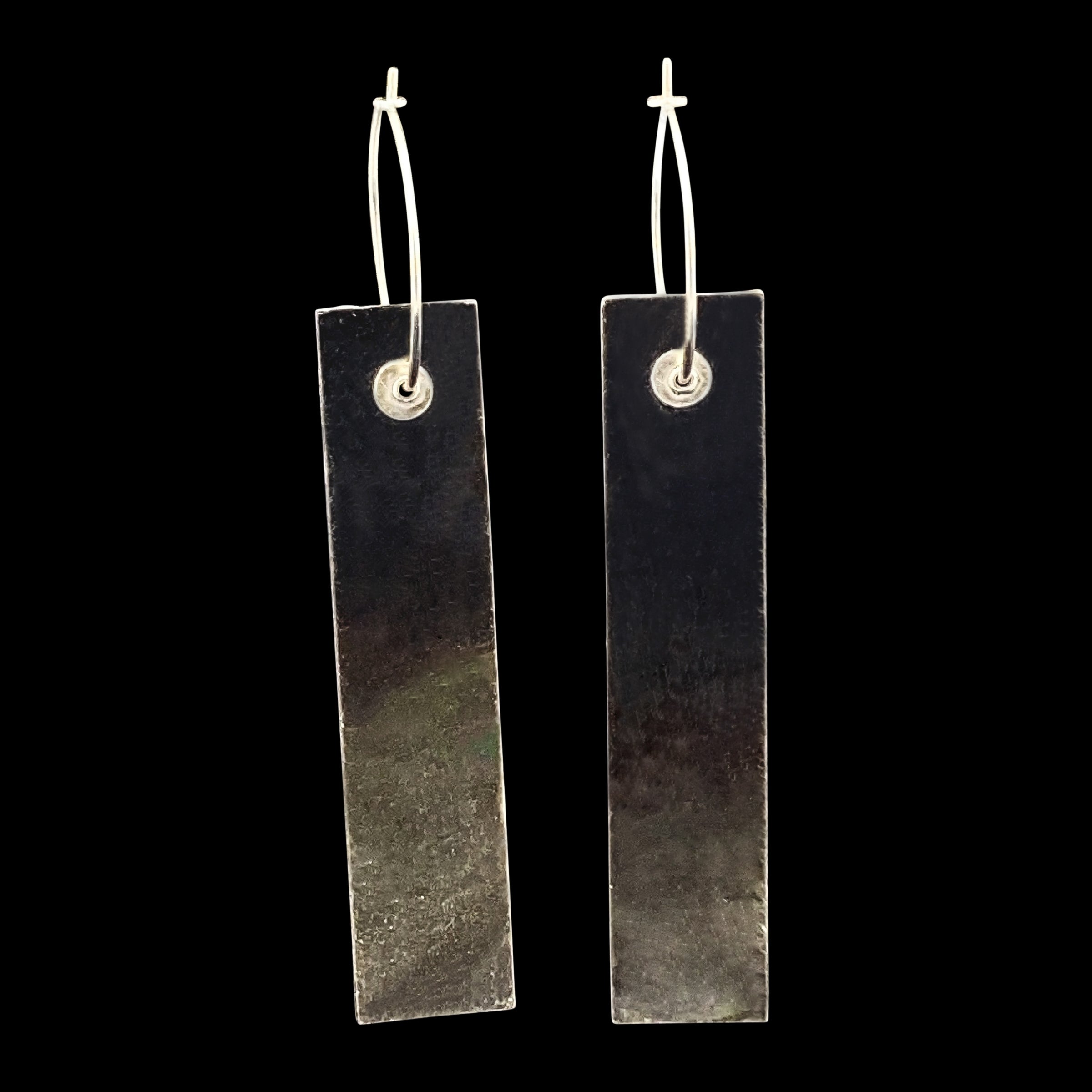 Long Black Earrings